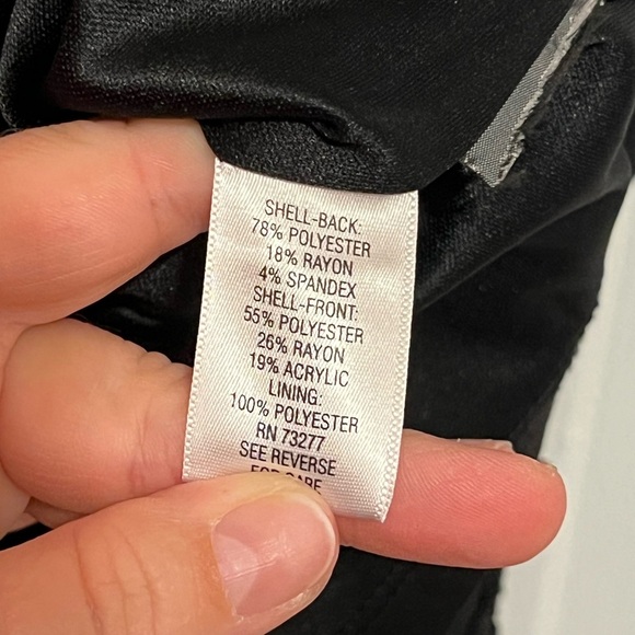 #138 DANA BUCHMAN • BLACK/GREY COLOR BLOCK • MIDI DRESS - Picture 3 of 5